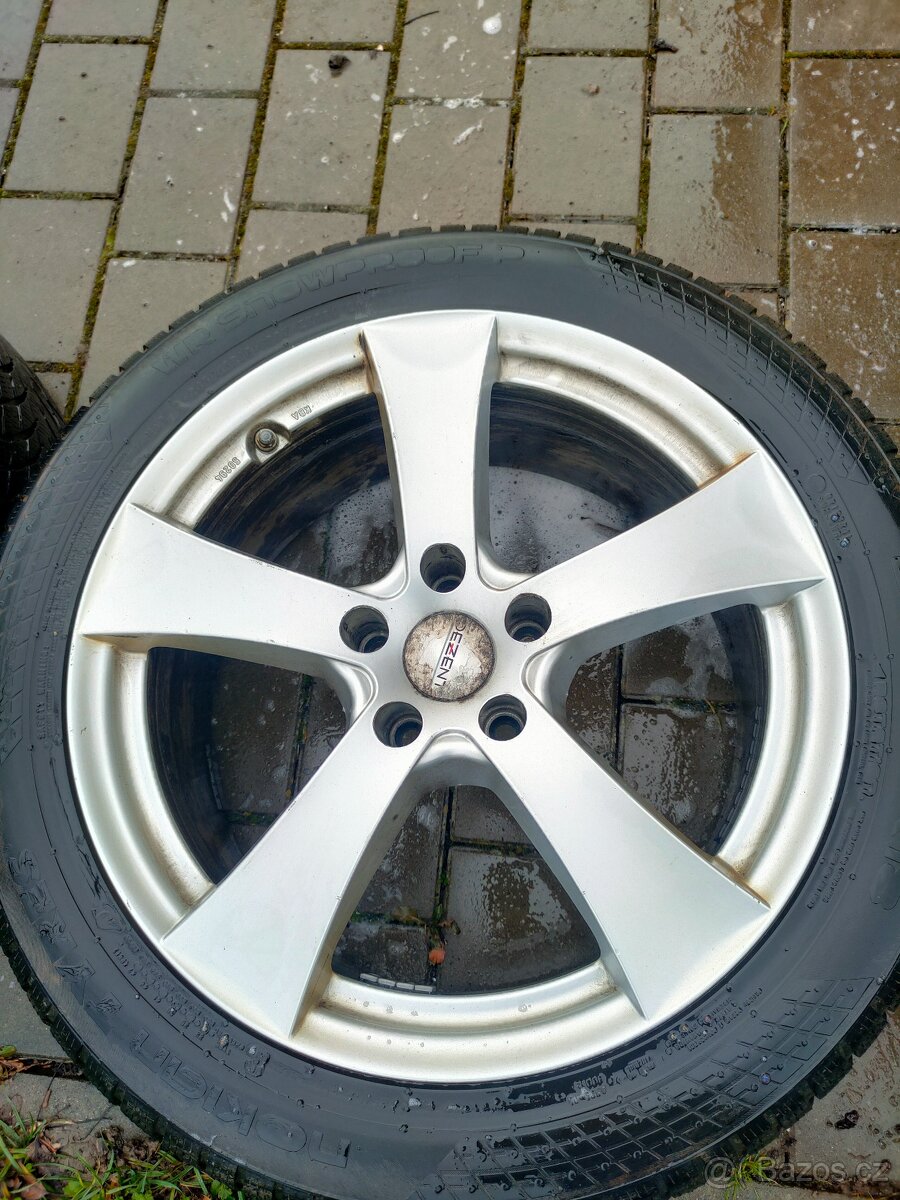 Zimni alu kola Dezent, pneu Nokian 245/45 R18 - 2