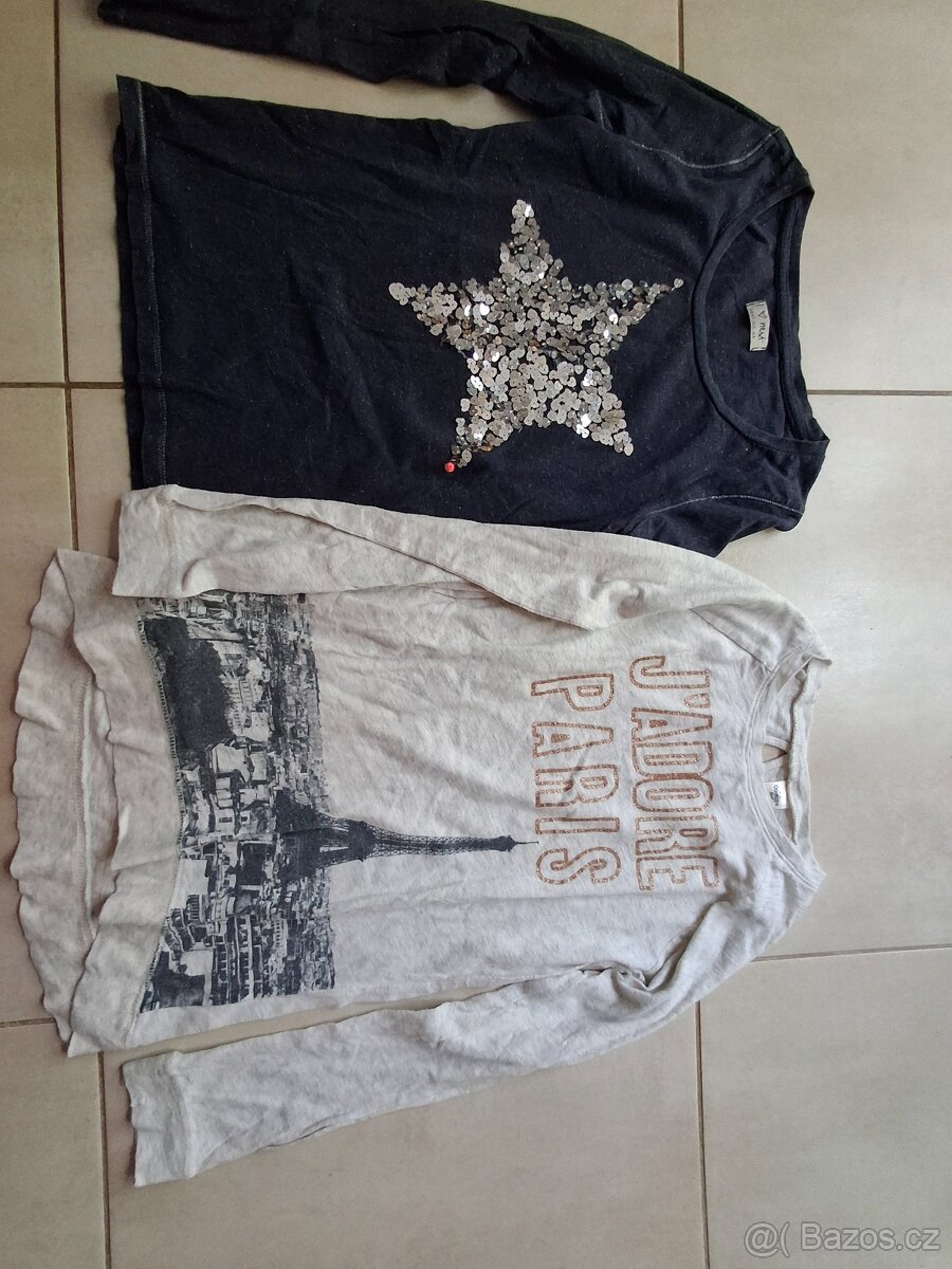 Dívčí mikiny, dl.šaty, kalhoty 146, 152 - 2