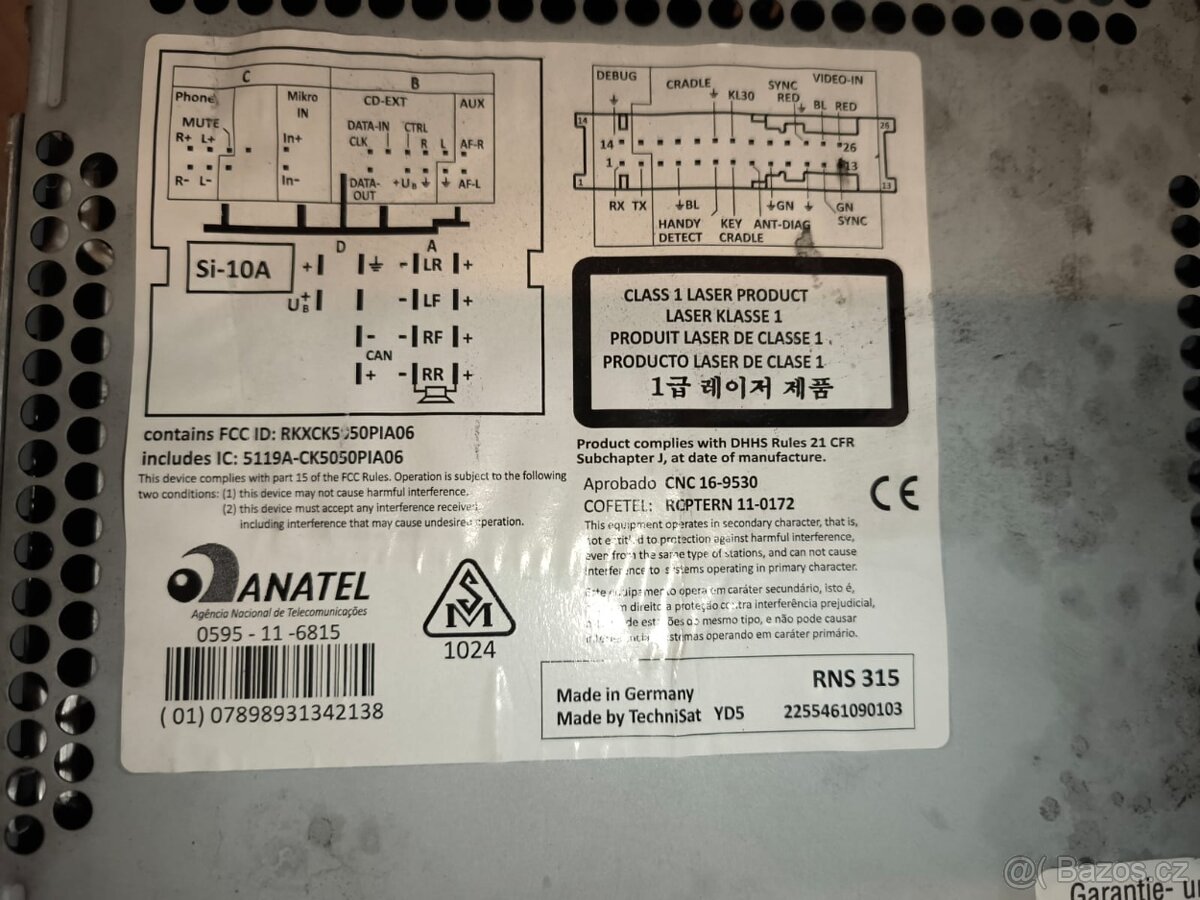 Autorádio, navigace z vozu Škoda Octavia 2 Octavia II Yeti - 2