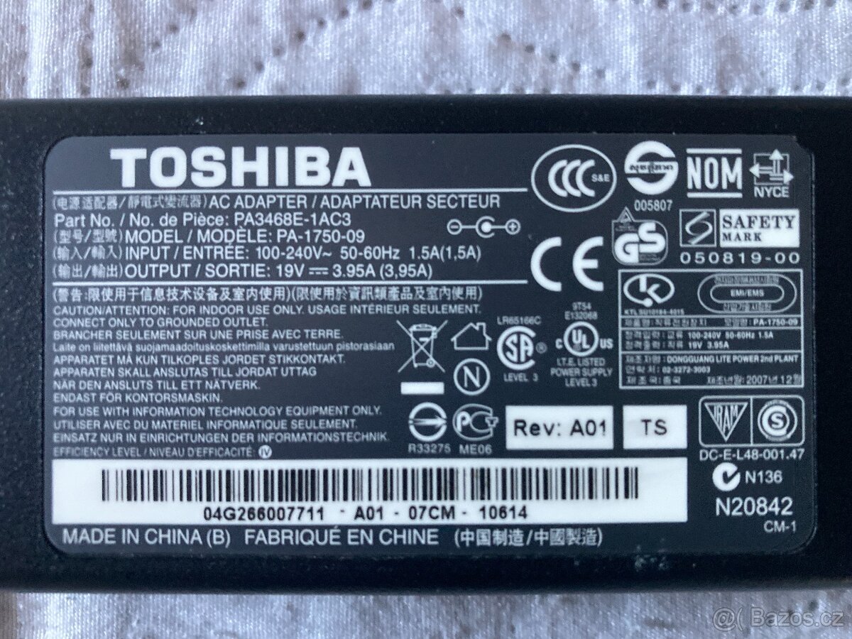 adaptér Toshiba PA-1750-09 - 2