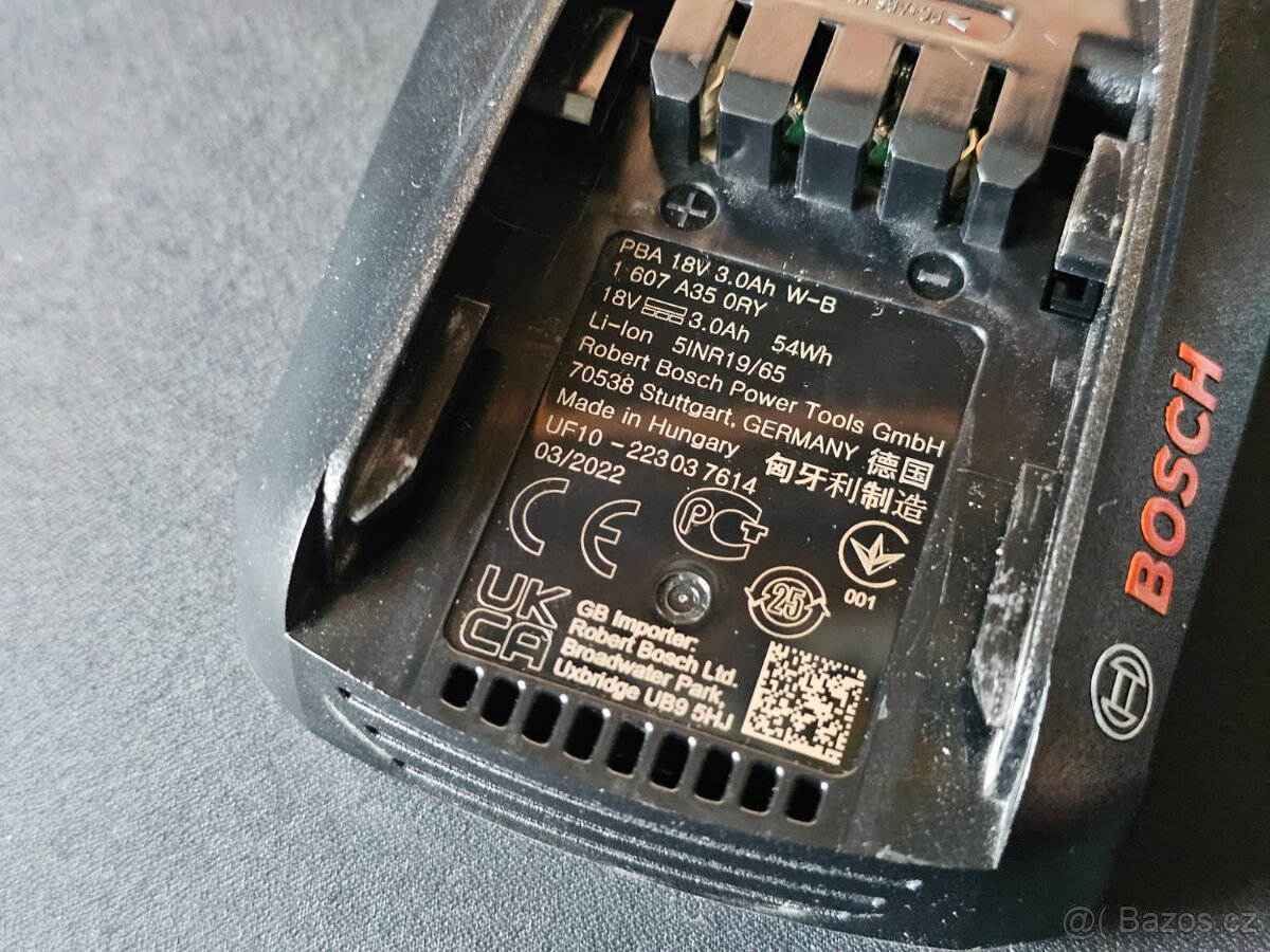 Akumulátor Bosch Alliance 3.0 Ah 18V - 2