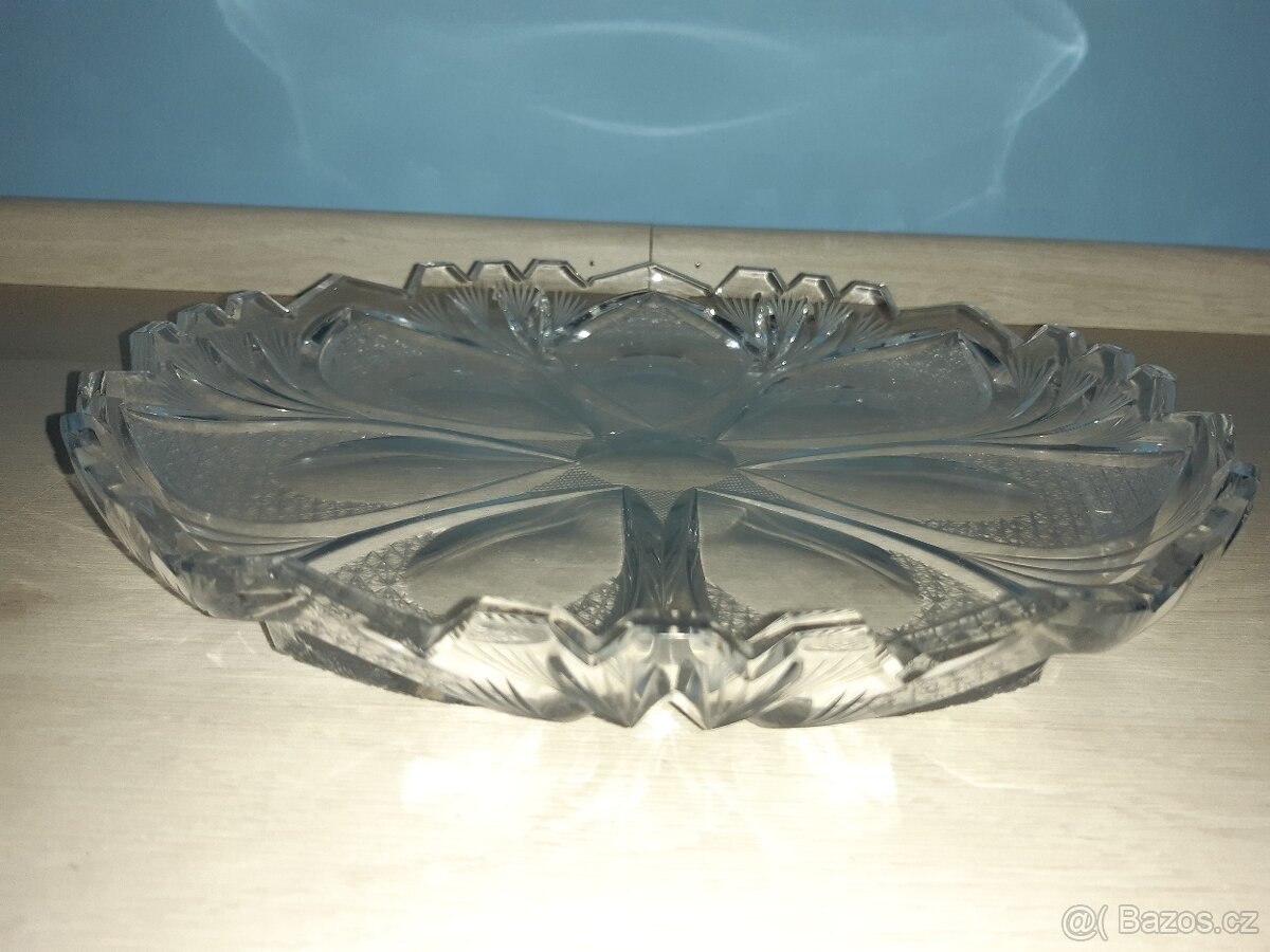 Skleněný podnos průměr 28 cm - 2