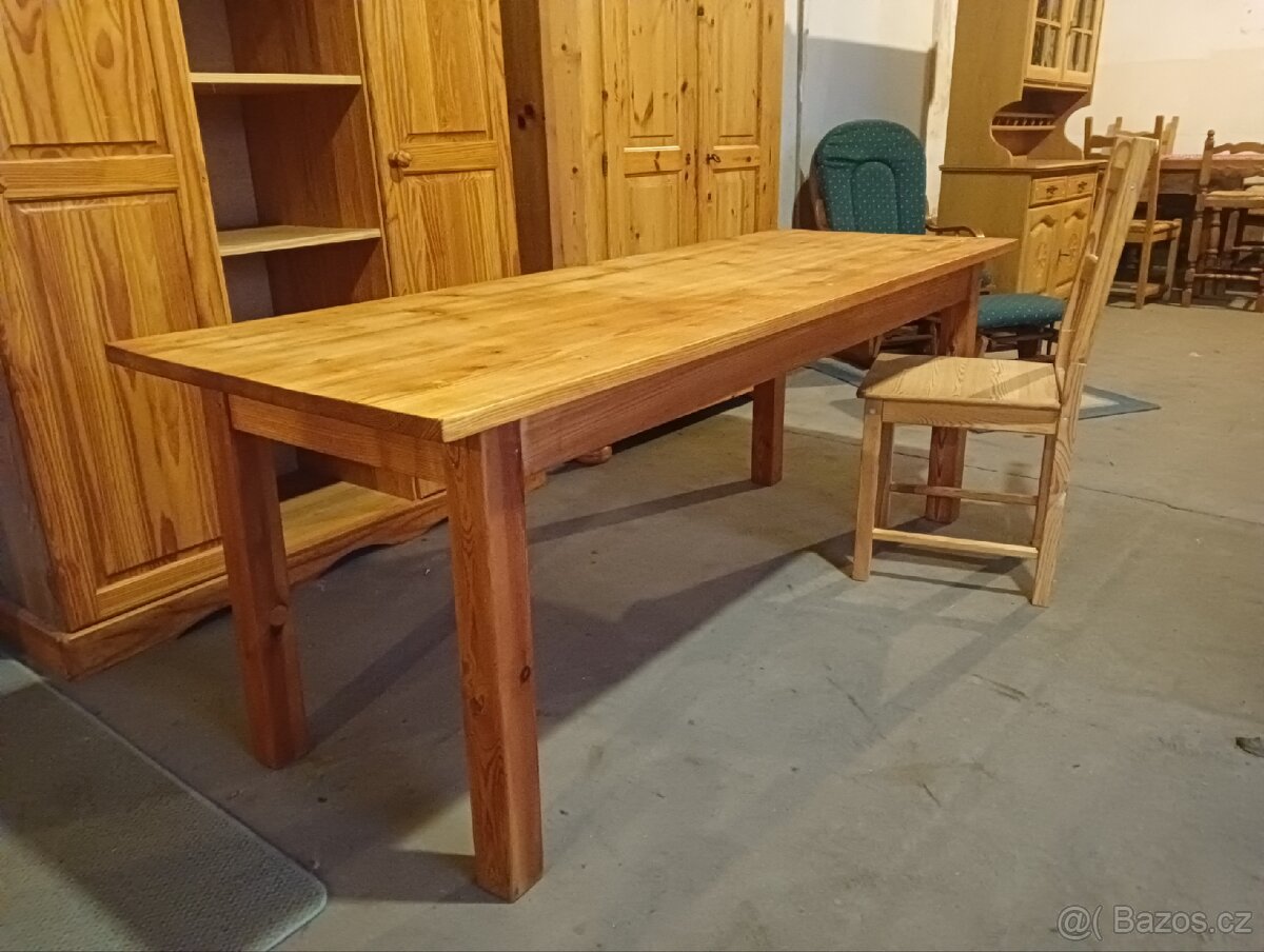 Selský jídelní stůl 190cm dlouhý - 2
