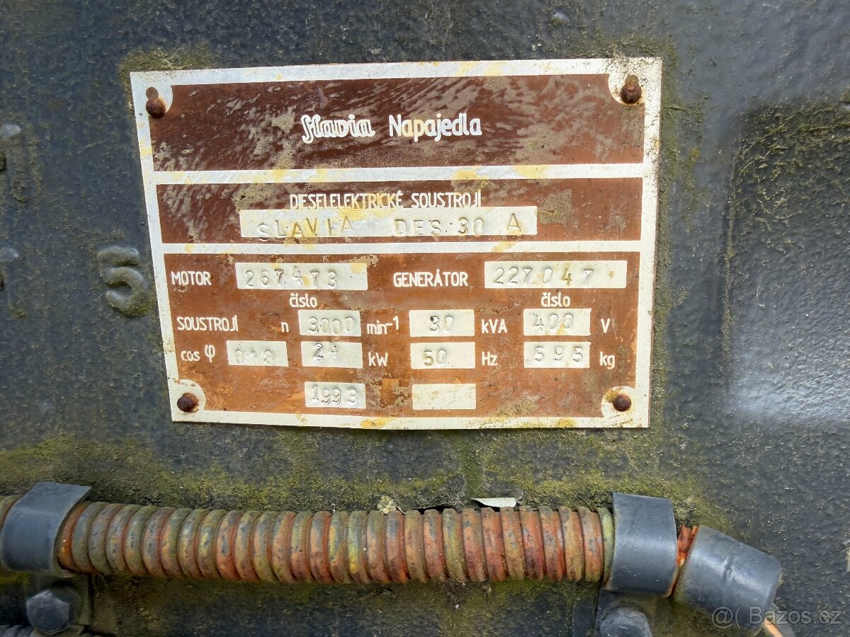 Diesel generátor slávie - 2