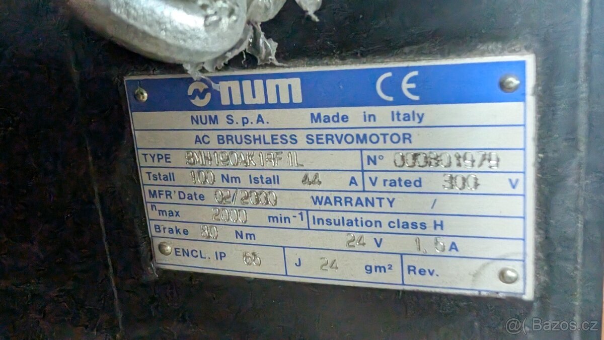 Prodám servomotor BMH190AK1RF1L AC - 2