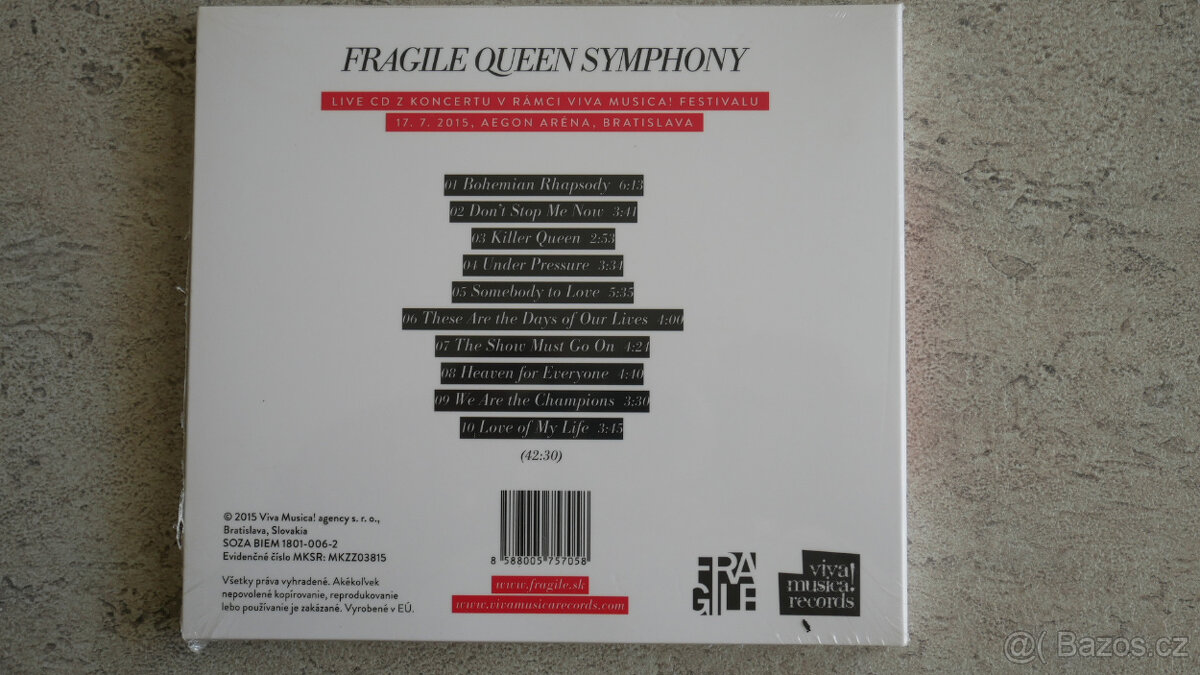 🔴 QUEEN SYMPHONY 🔴 FRAGILE 🔴 z r. 2015 🔴 - 2
