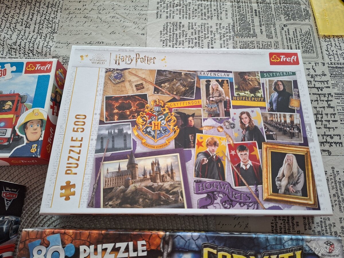 4x puzzle (Harry Potter, Cars, Fireman Sam, Gormiti) - 2