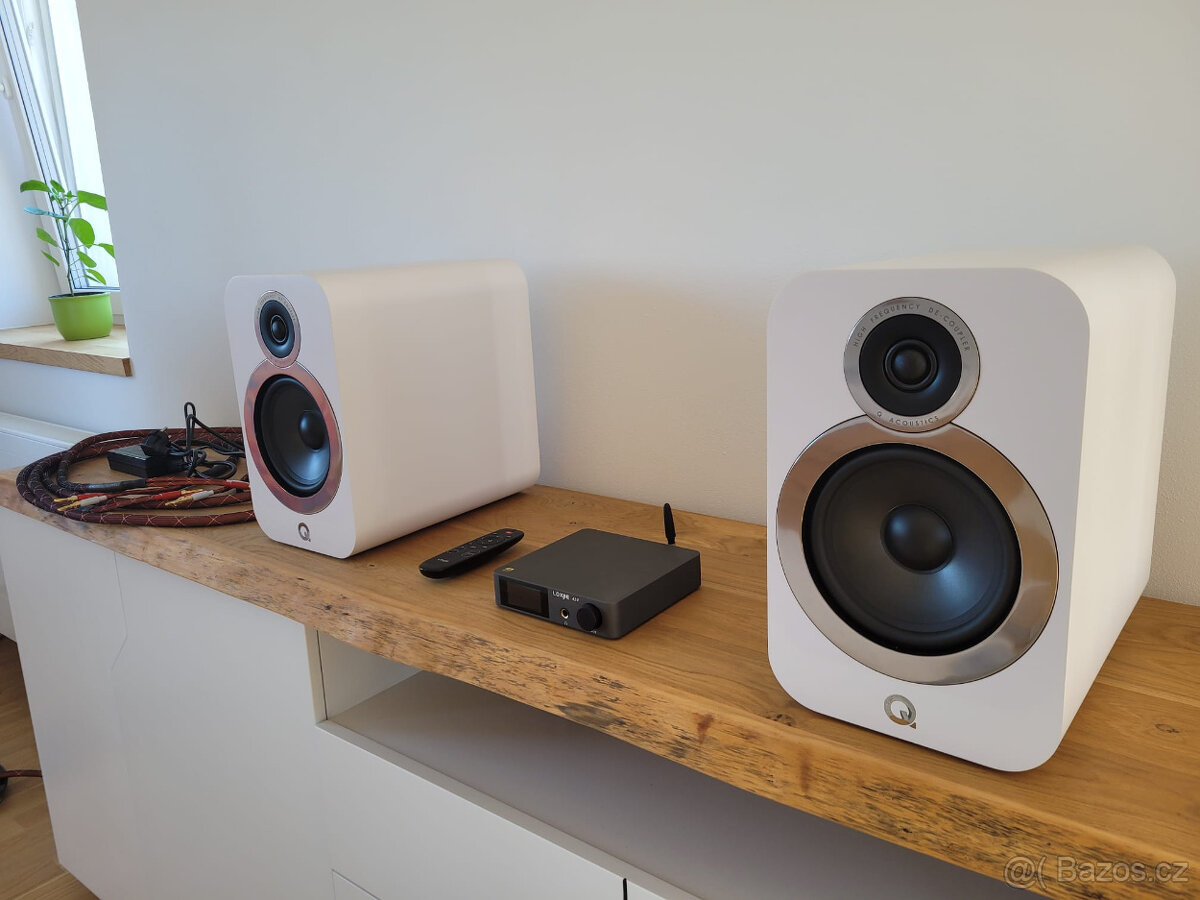 Repro Q Acoustics Q 3030i + stereo zesilovač + kabely - 2