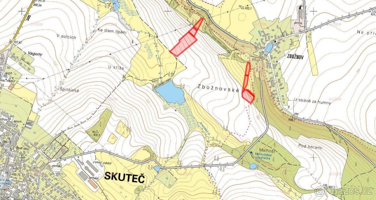 Zemědělská půda, prodej, Skuteč, Chrudim - 2