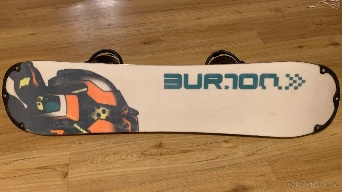 Dětský snowboard Burton 110 s vázáním Salomon - 2