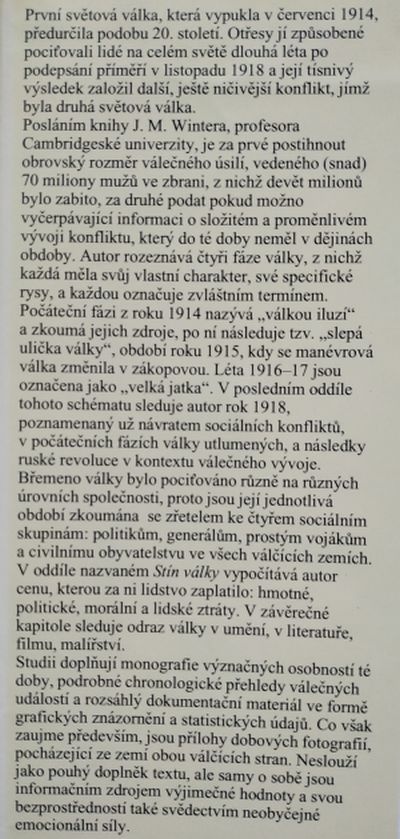 První světová válka (J.M.Winter) - 2