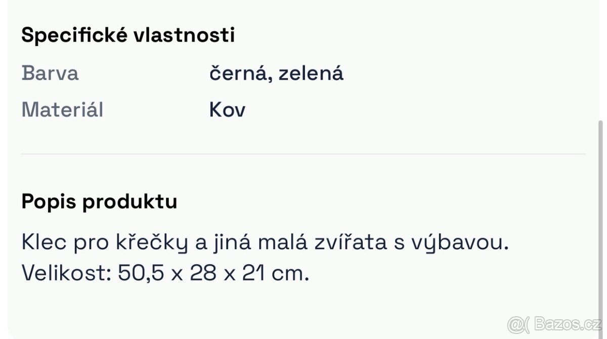 Klec pro křečky - 2