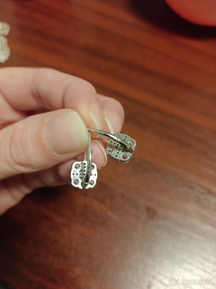 Stříbrné náušnice - 2