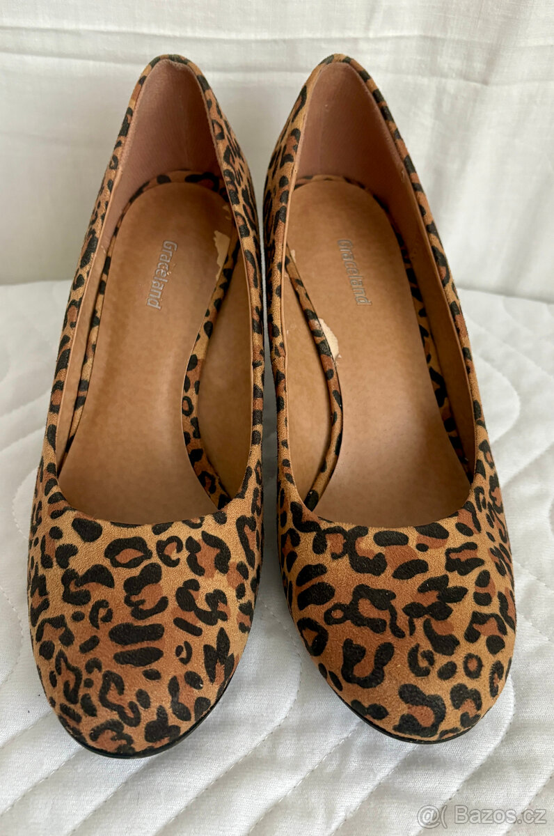 Leopardí lodičky Graceland – vel. 39 - 2