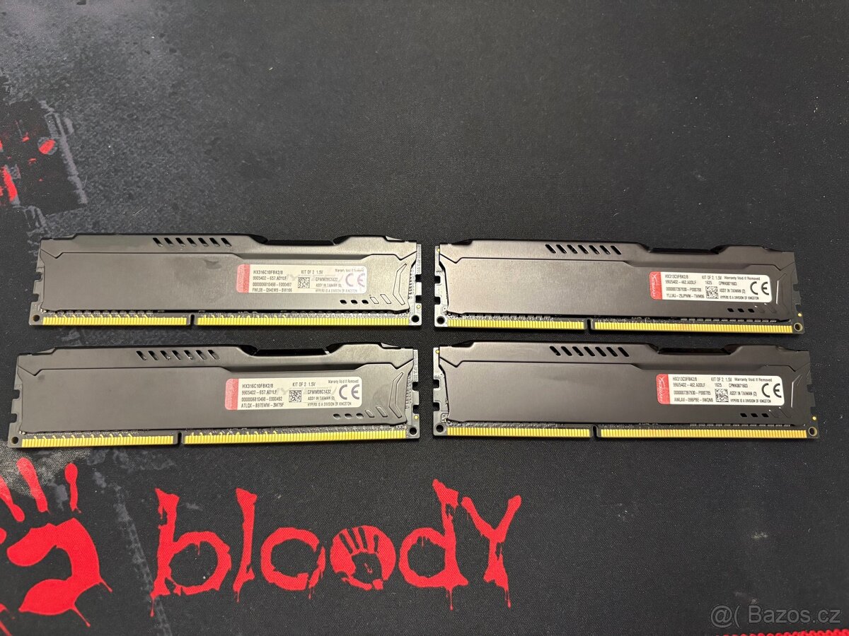 HyperX Fury 16 GB RAM (4x4GB) DDR3 - 2