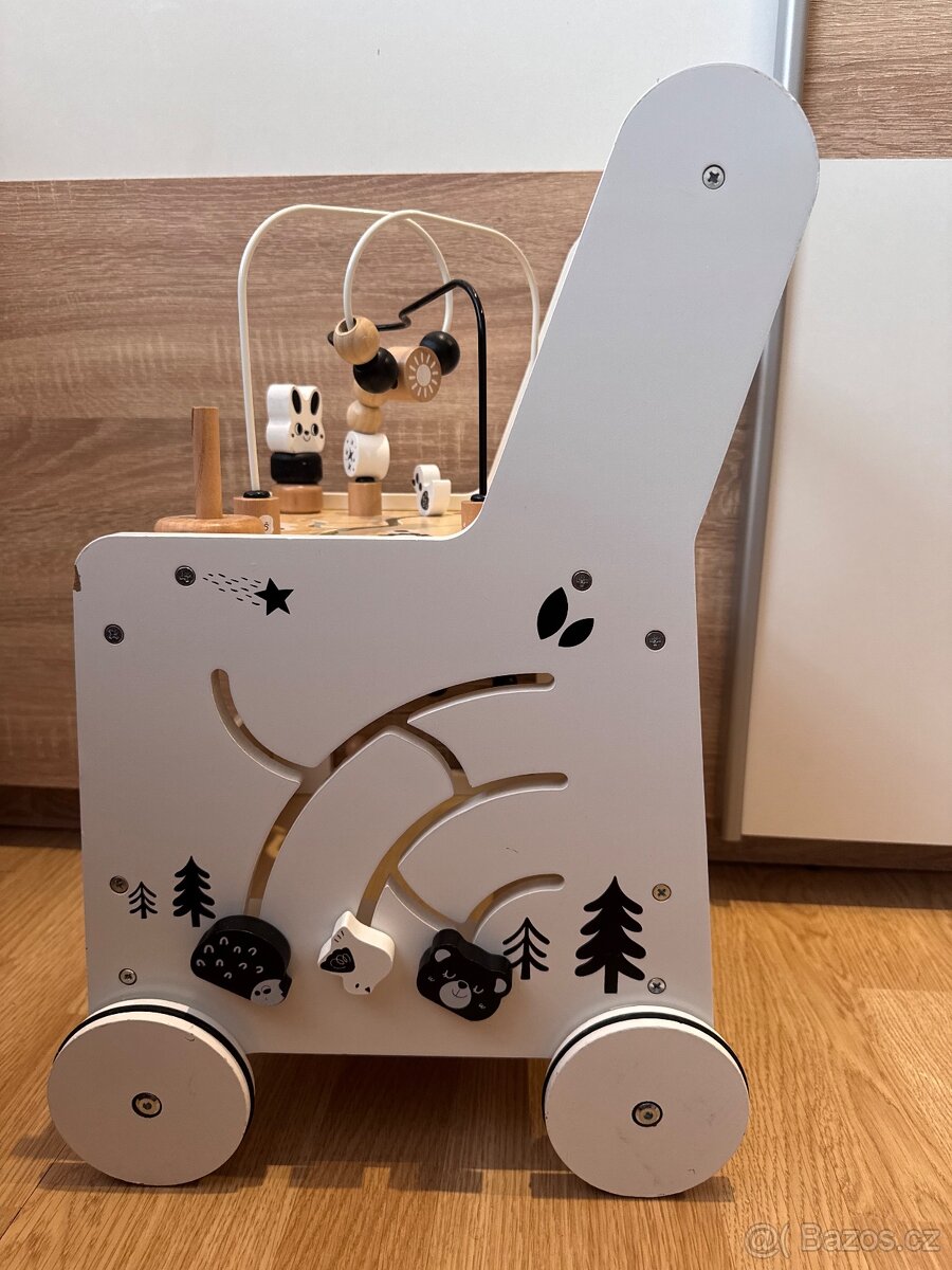 Dřevěně choditko 6v1 značka mamabrum - 2