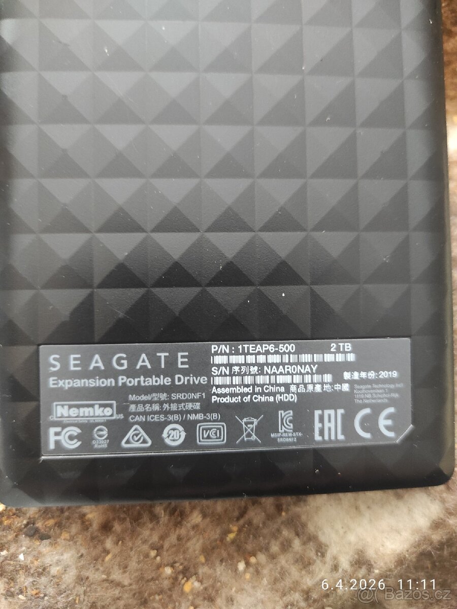 HDD Seagate 2tb - 2
