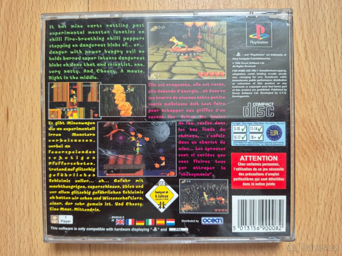 Predám hru na PS1 Cheesy - 2