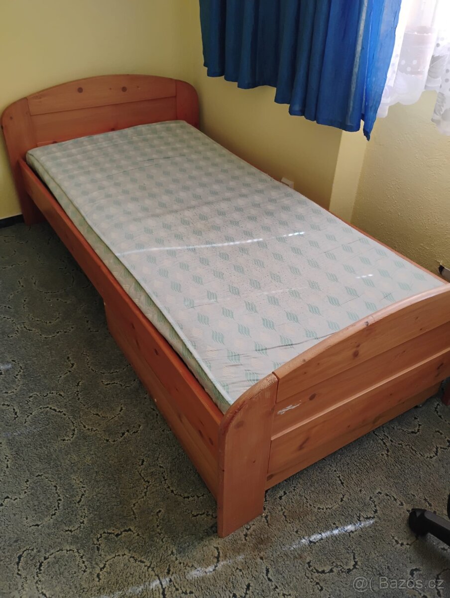PRODÁM POSTEL MASIV BOROVICE - 2