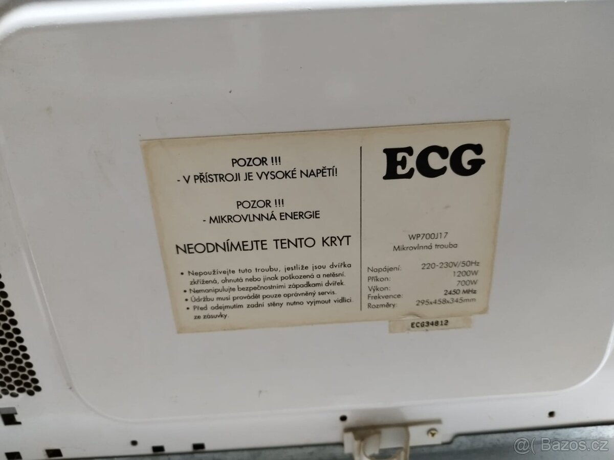 Mikrovlnná trouba ECG - 2