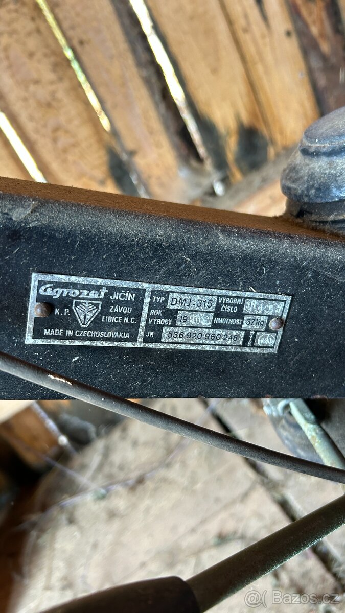 Agrozet lištová sekačka DMJ 315 - 2