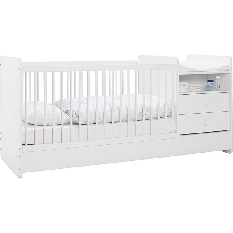 Postýlka s komodou a přebalovacím pultem - 2