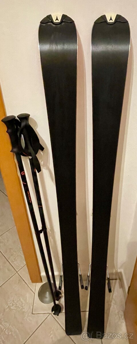 Lyže ATOMIC 140cm+hůlky 110cm - 2