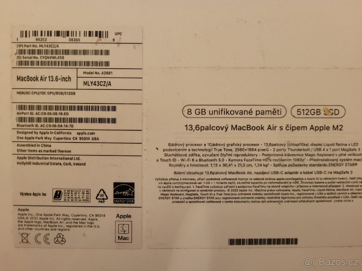 MacBook Air M2 (2022), 8 GB / 512 GB - 2