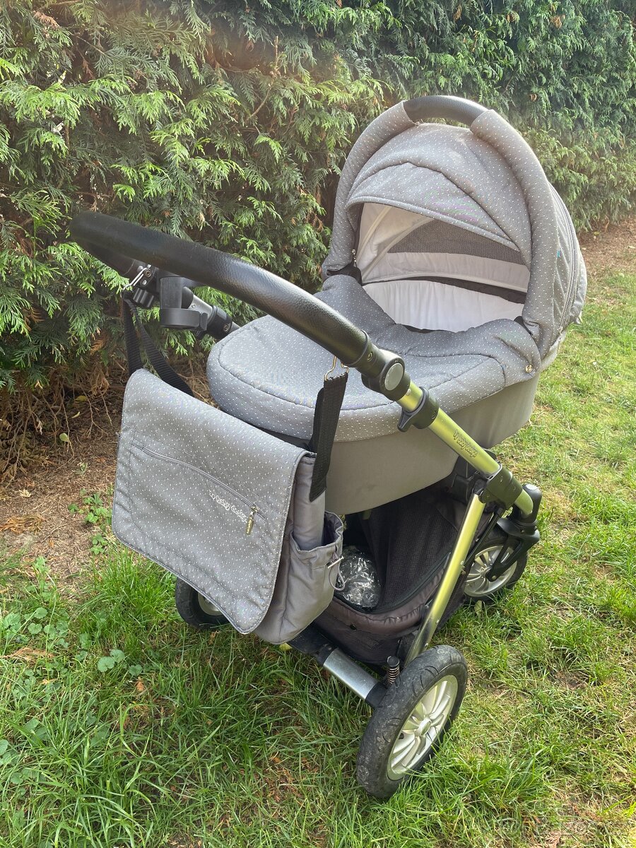 Kočárek Babydesign dvojkombinace + adaptéry na vajíčko - 2