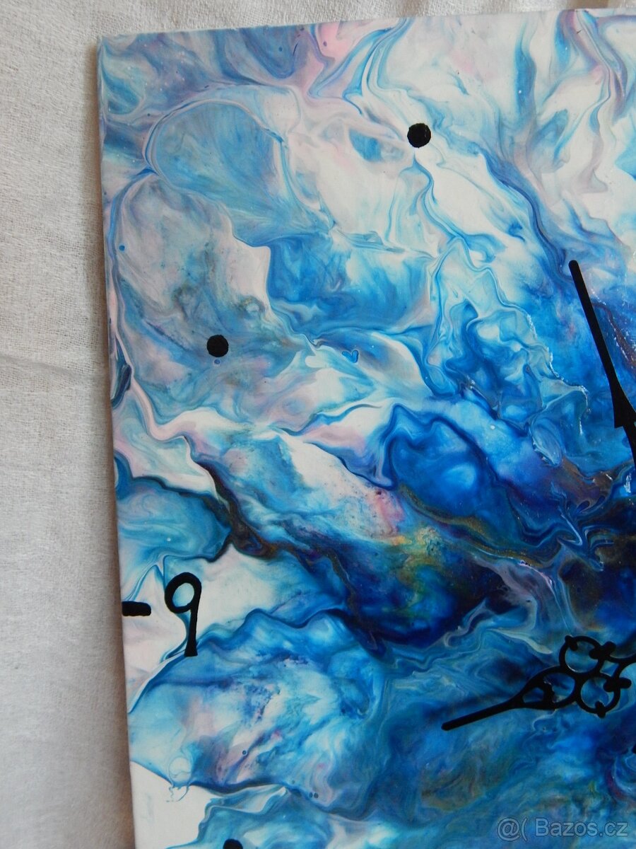 Hodiny - námořnická modř - 2