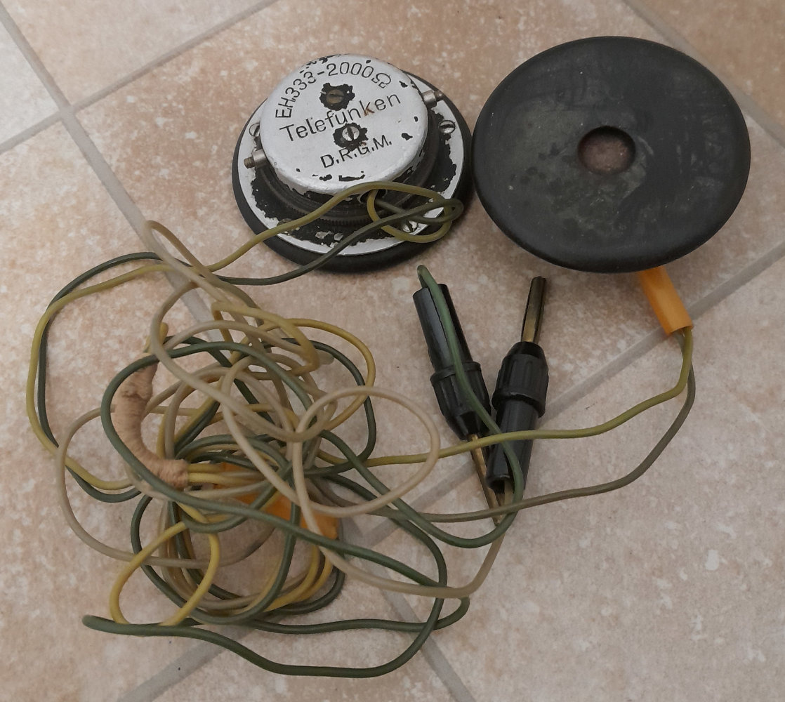 Sluchátka D.R.G.M. Telefunken EH333-2000Ω - 2