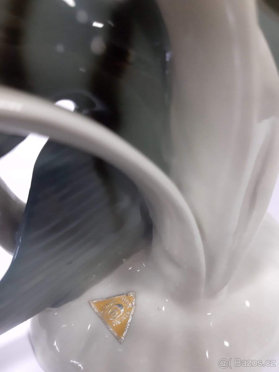 Značkový porcelán Royal Dux ryby - 2