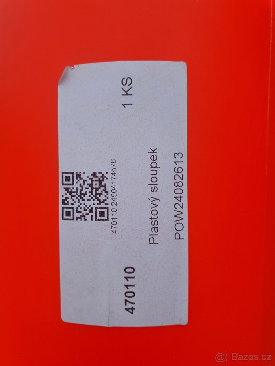 Plastový sloupek s reflexními pruhy - 2