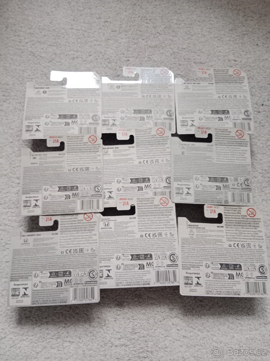 Hot wheels Honda Civic, Subaru - 2