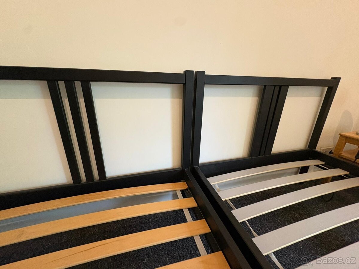 Postele Ikea 90x200 bez matrací. - 2