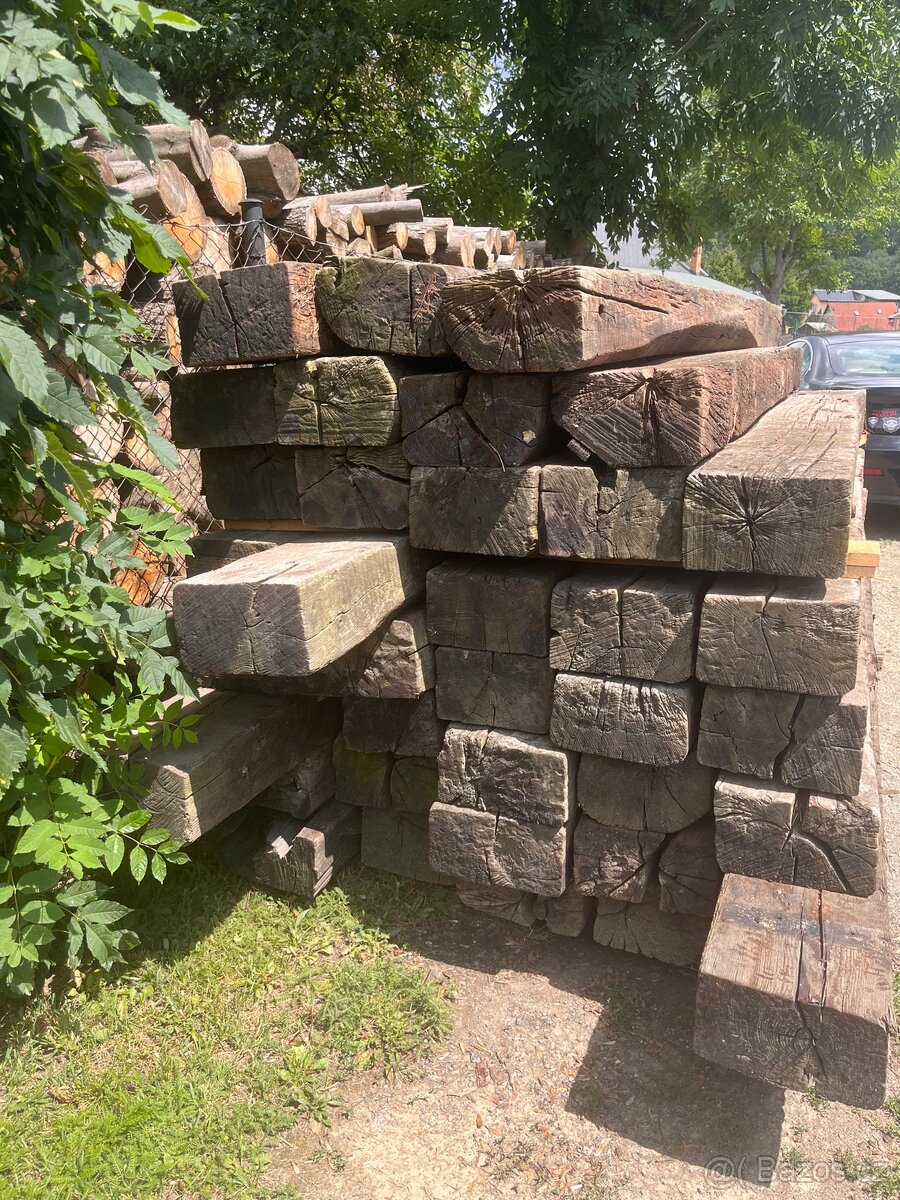Dřevěné pražce 38 ks - 2