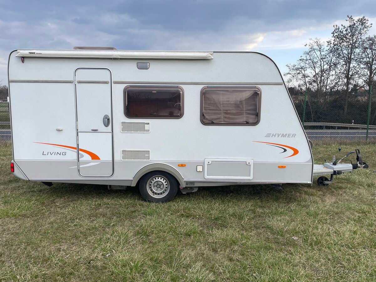 Karavan Hymer Eriba r.v 2007 markýza, mover - 2