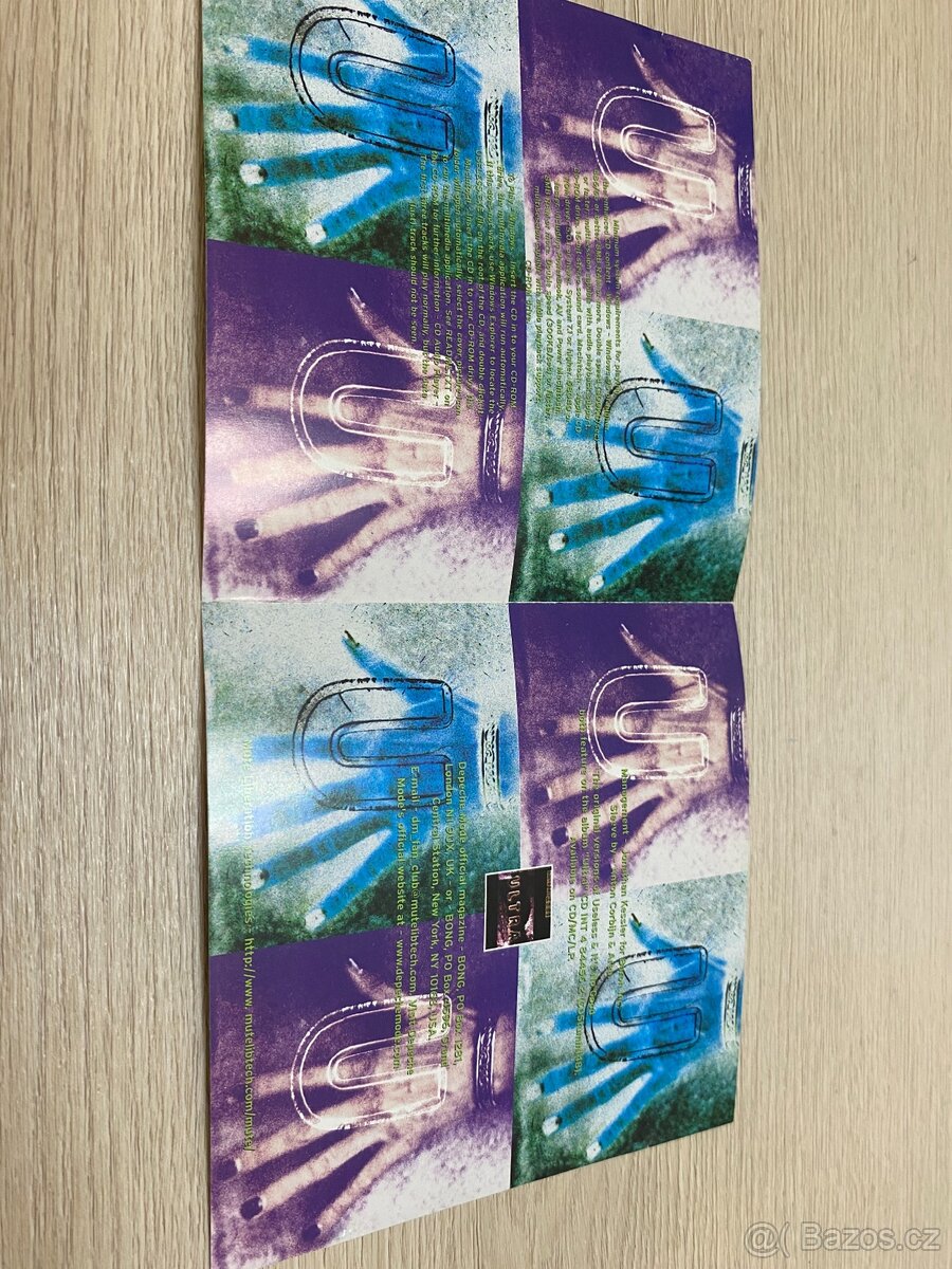 DEPECHE MODE: USELESS, 1997, 1. PRESS, JEWEL CASE, CD S VIDE - 2