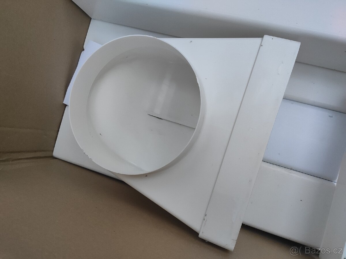 Hranaté potrubi přívod externího vzduchu 220/90 - 2