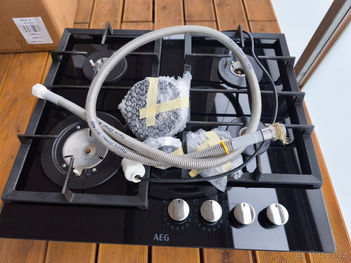 V záruce Plynová Varná deska AEG HKB64420NB - 2