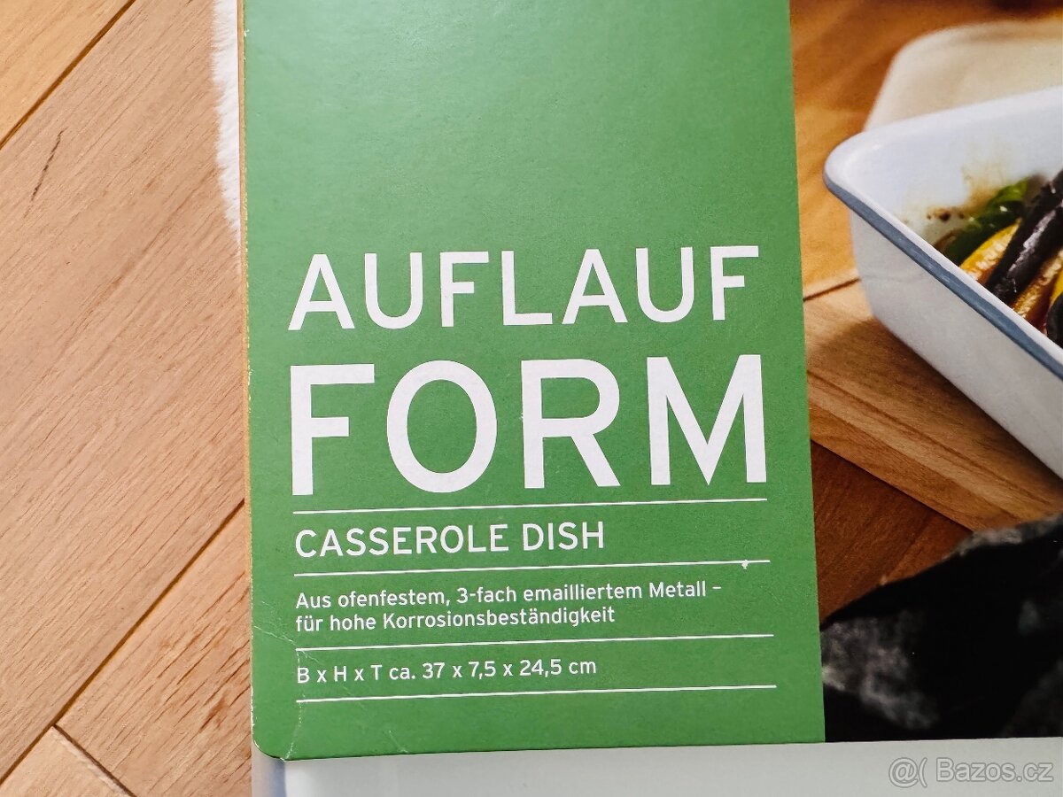Velká smaltovaná forma na pečení Tchibo nová - 2