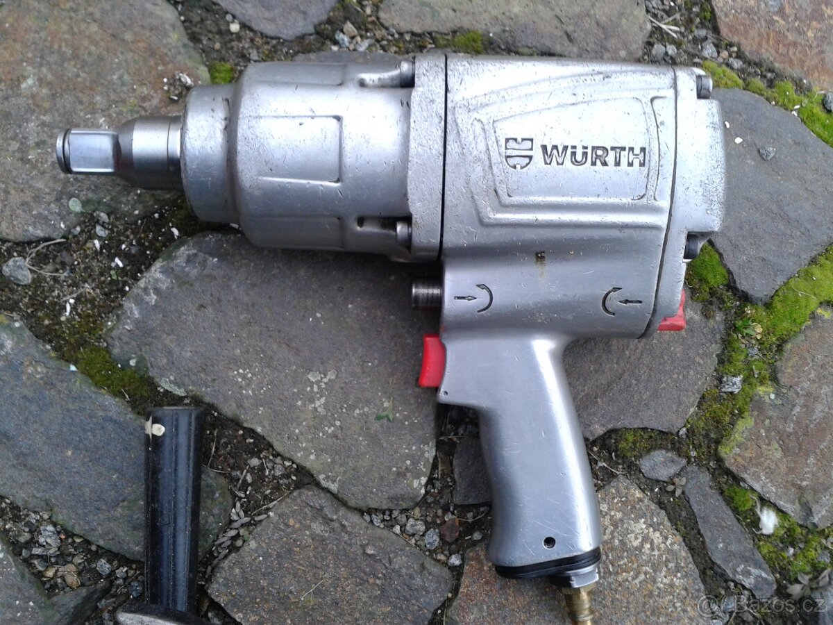 Pneumatický rázový utahovák Wurth DSS 3/4" H + bruska - 2