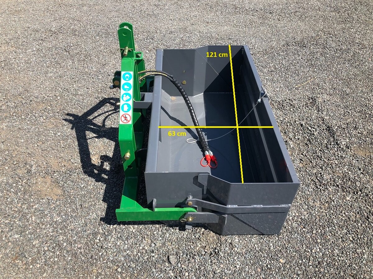 Transportní box PRMH 120 bedna za traktor - 2