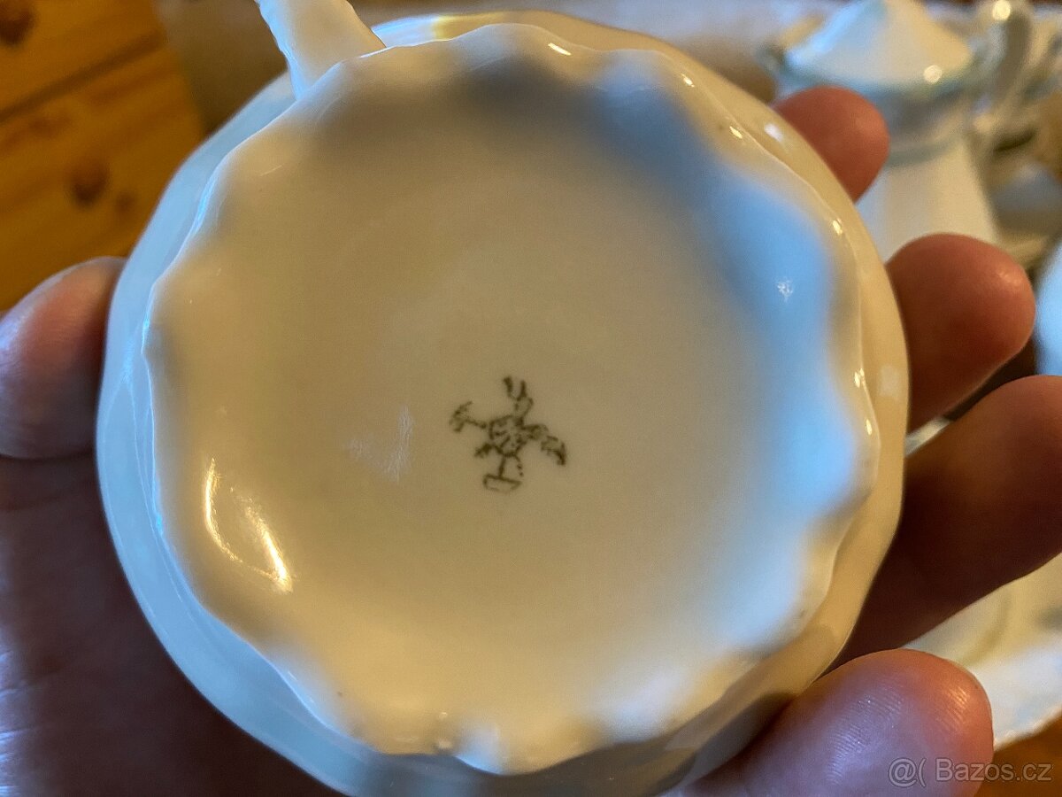 Historický porcelánový servis značky Pirkenhammer - 2