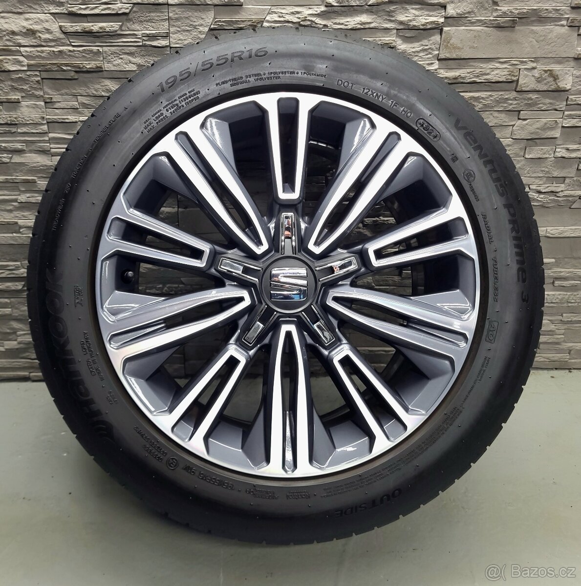 16" Originál Seat Ibiza 5x100 letní sada - 2