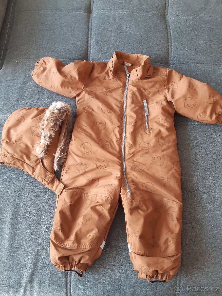 Zimní kombinéza s kapucí vel. 80 - 2