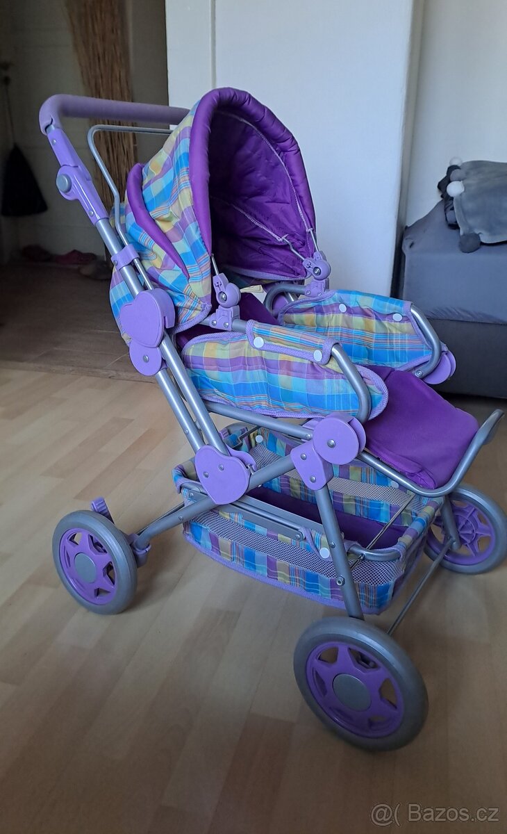kočárek pro panenky - trojkombinace - 2
