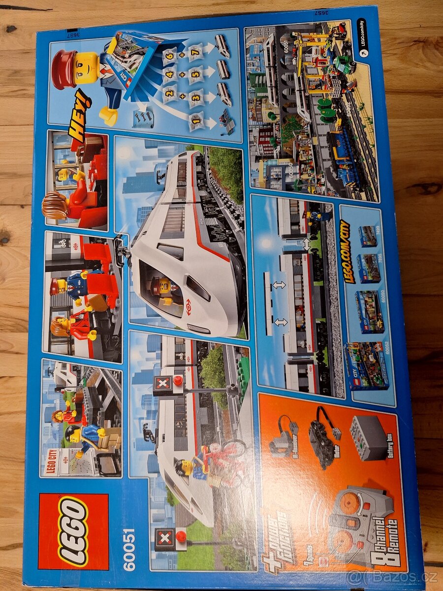 LEGO® City 60051 Vysokorychlostní osobní vlak - nerozbalené, - 2