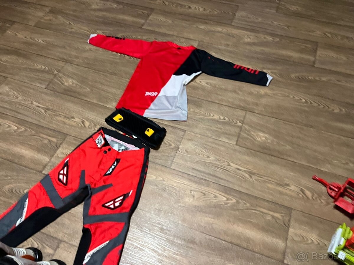 Motokrosové oblečení Thor+ boty Thor+ledviňák - 2