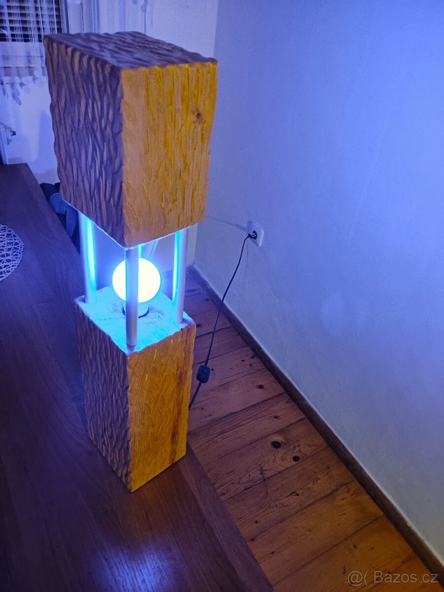 Dřevěné dekorační lampa - 2